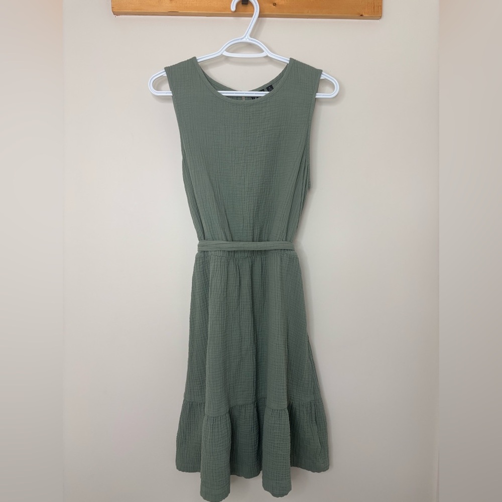 #271 GAP Ruffle Hem Gauze Dress - Picture 5 of 12